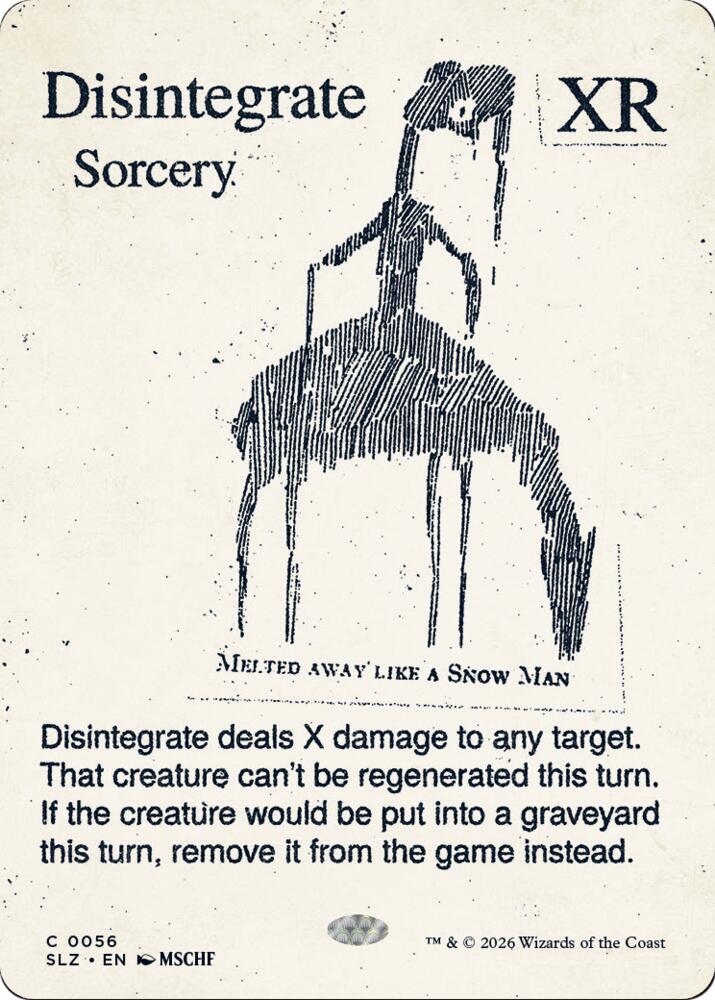 Disintegrate (0056), Secret Lair x MSCHF: The Zeta Set 56