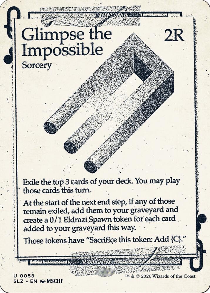 Glimpse the Impossible (0058), Secret Lair x MSCHF: The Zeta Set 58