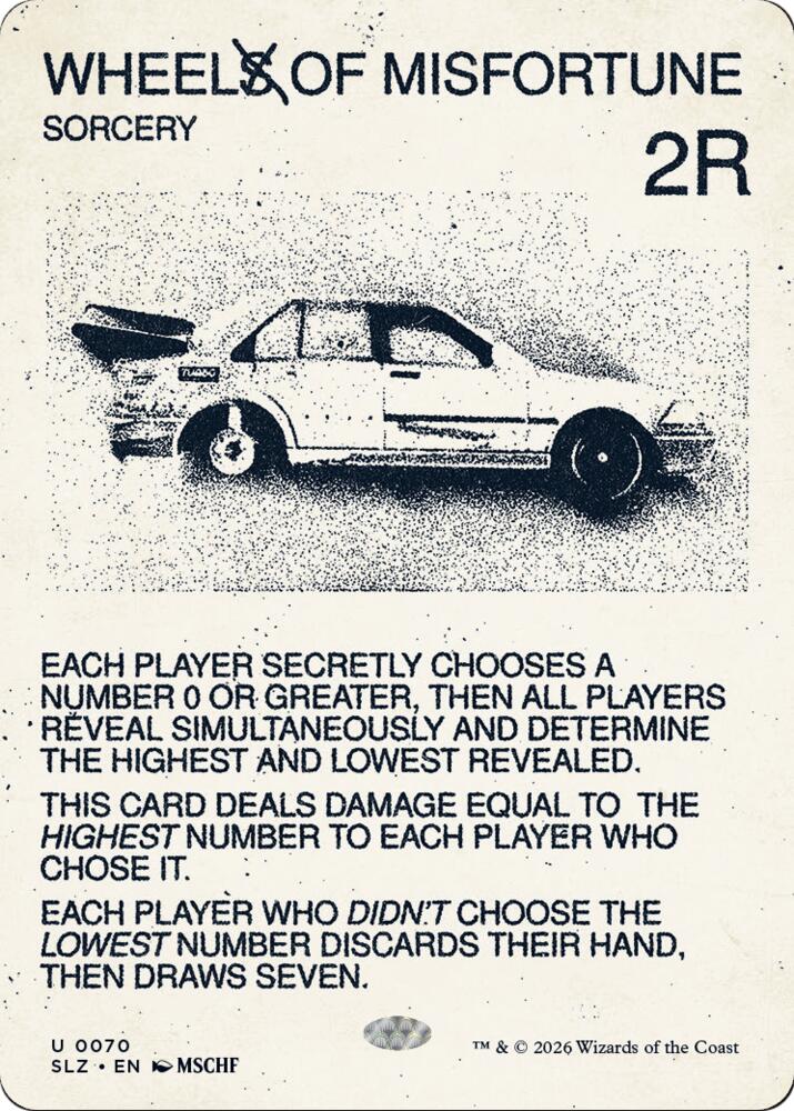 Wheel of Misfortune (070), Secret Lair x MSCHF: The Zeta Set 70