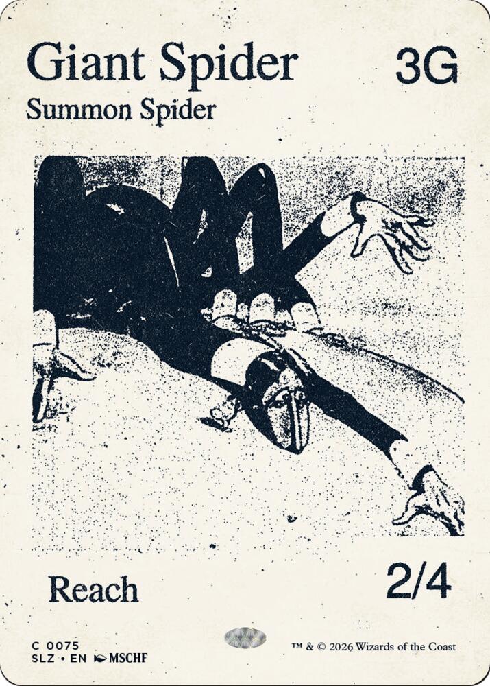 Giant Spider (0075), Secret Lair x MSCHF: The Zeta Set 75