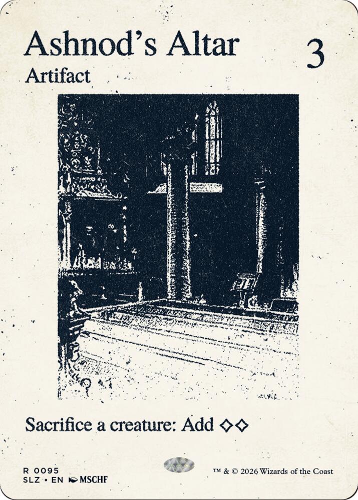 Ashnod's Altar (0095), Secret Lair x MSCHF: The Zeta Set 95