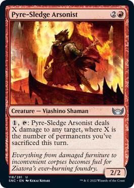 Pyre-Sledge Arsonist, Streets of New Capenna 118