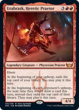 Urabrask, Heretic Praetor, Streets of New Capenna 129