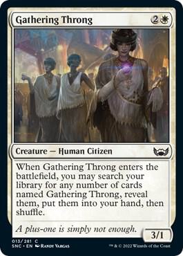 Gathering Throng, Streets of New Capenna 13