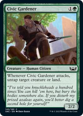 Civic Gardener, Streets of New Capenna 140