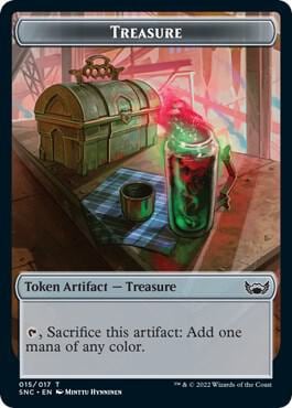 Treasure (015) // Citizen Double-Sided Token, Streets of New Capenna 15 // 12