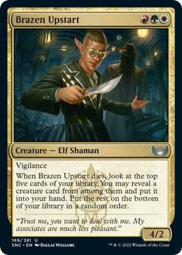 Brazen Upstart, Streets of New Capenna 169