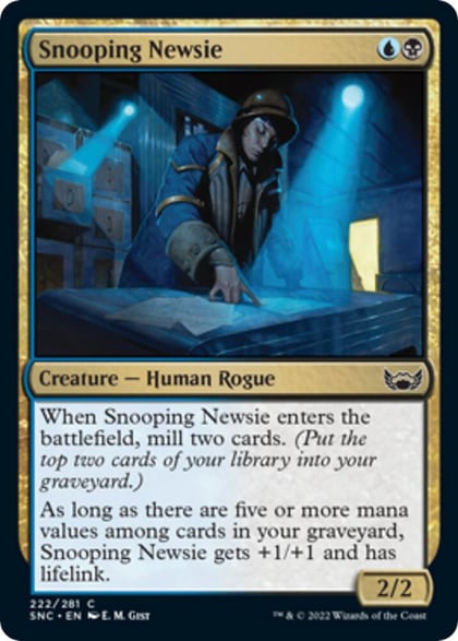 Snooping Newsie, Streets of New Capenna 222