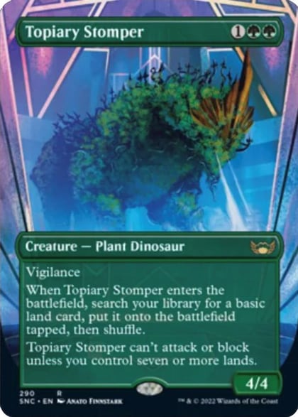 Topiary Stomper (Borderless), Streets of New Capenna 290