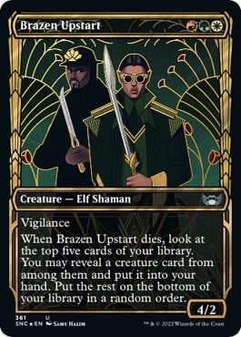 Brazen Upstart (Gilded Foil), Streets of New Capenna 361