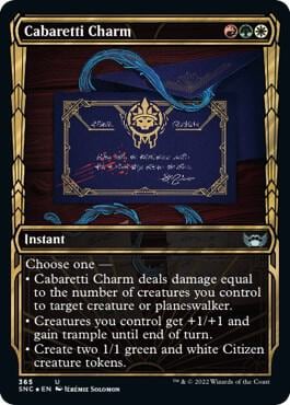Cabaretti Charm (Gilded Foil), Streets of New Capenna 365