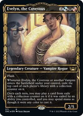 Evelyn, the Covetous (Gilded Foil), Streets of New Capenna 371