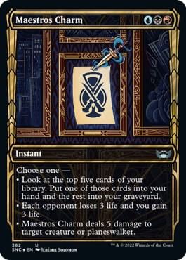 Maestros Charm (Gilded Foil), Streets of New Capenna 382