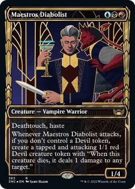 Maestros Diabolist (Gilded Foil), Streets of New Capenna 383