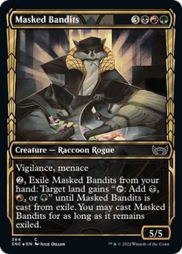 Masked Bandits (Gilded Foil), Streets of New Capenna 384