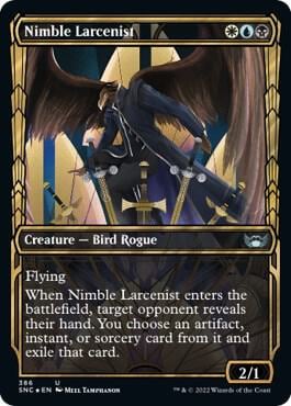 Nimble Larcenist (Gilded Foil), Streets of New Capenna 386