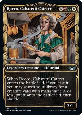 Rocco, Cabaretti Caterer (Gilded Foil), Streets of New Capenna 397