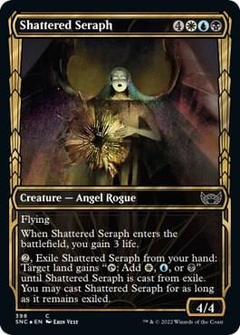 Shattered Seraph (Gilded Foil), Streets of New Capenna 398