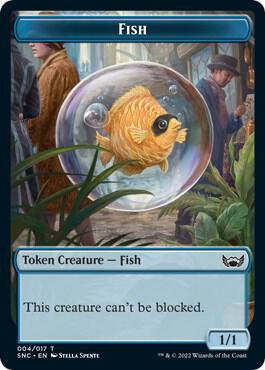 Fish // Angel Double-Sided Token, Streets of New Capenna 4 // 2