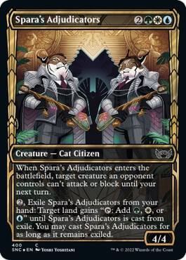 Spara's Adjudicators (Gilded Foil), Streets of New Capenna 400