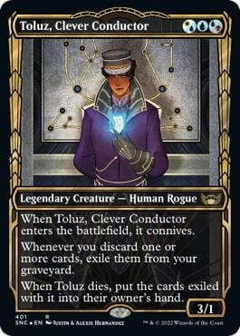 Toluz, Clever Conductor (Gilded Foil), Streets of New Capenna 401