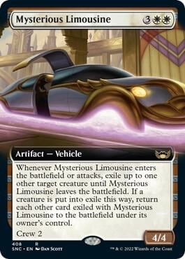 Mysterious Limousine (Extended Art), Streets of New Capenna 408