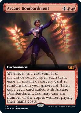Arcane Bombardment (Extended Art), Streets of New Capenna 422