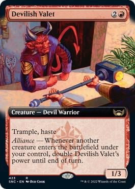 Devilish Valet (Extended Art), Streets of New Capenna 423