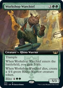 Workshop Warchief (Extended Art), Streets of New Capenna 432