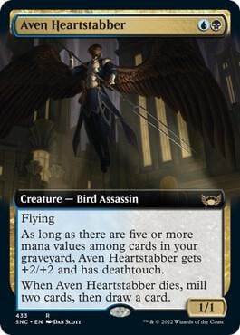 Aven Heartstabber (Extended Art), Streets of New Capenna 433