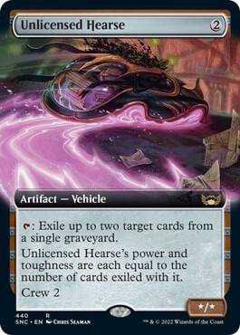 Unlicensed Hearse (Extended Art), Streets of New Capenna 440