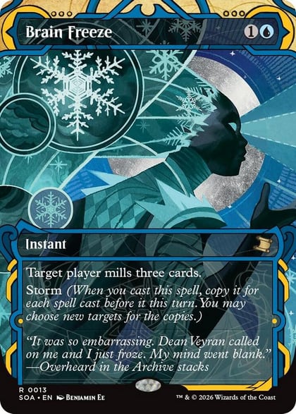Brain Freeze, Secrets of Strixhaven: Mystical Archive 13