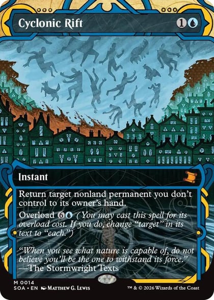 Cyclonic Rift, Secrets of Strixhaven: Mystical Archive 14