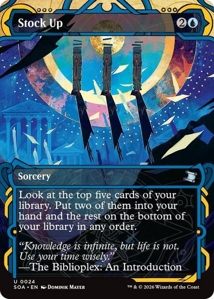 Stock Up, Secrets of Strixhaven: Mystical Archive 24