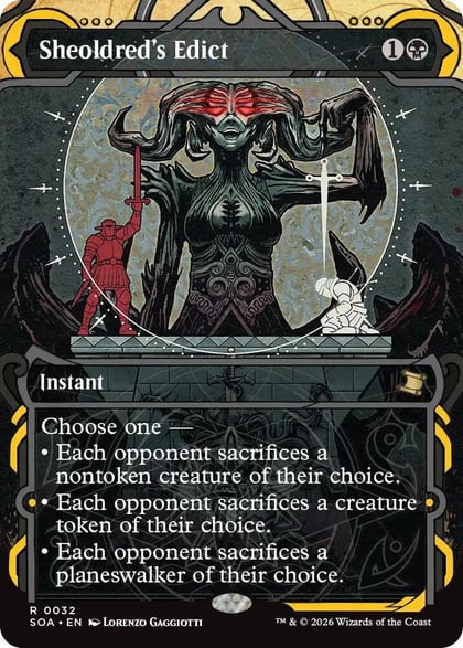 Sheoldred's Edict, Secrets of Strixhaven: Mystical Archive 32