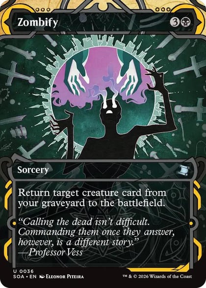 Zombify, Secrets of Strixhaven: Mystical Archive 36