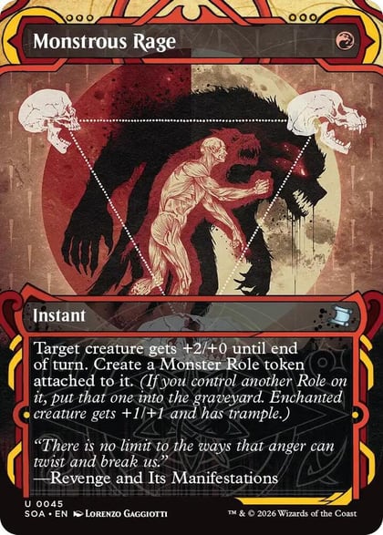 Monstrous Rage, Secrets of Strixhaven: Mystical Archive 45