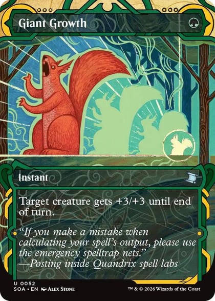 Giant Growth, Secrets of Strixhaven: Mystical Archive 52