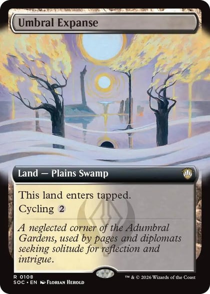 Umbral Expanse (Extended Art), Commander: Secrets of Strixhaven 108