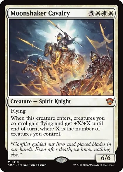 Moonshaker Cavalry, Commander: Secrets of Strixhaven 110