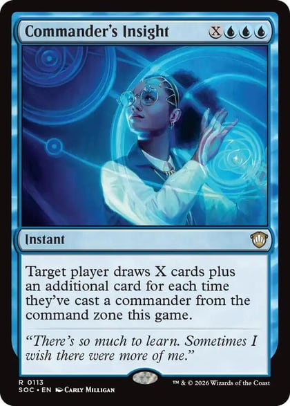 Commander's Insight, Commander: Secrets of Strixhaven 113