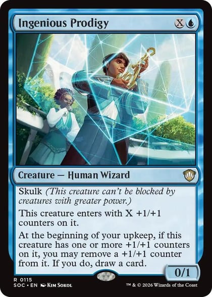 Ingenious Prodigy, Commander: Secrets of Strixhaven 115