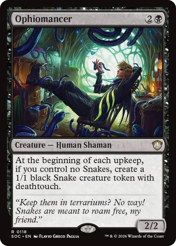 Ophiomancer, Commander: Secrets of Strixhaven 118