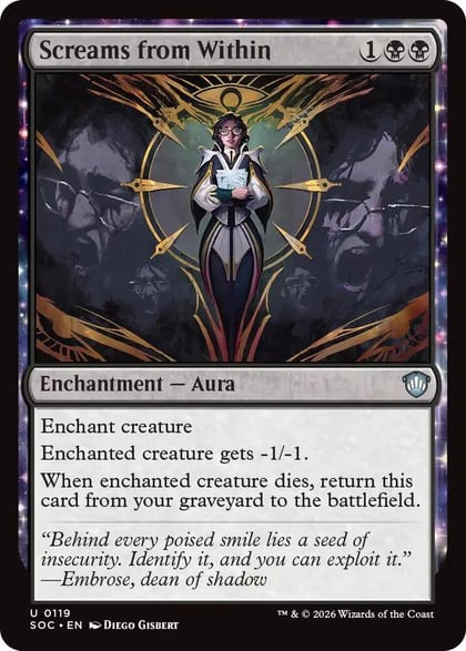 Screams from Within, Commander: Secrets of Strixhaven 119