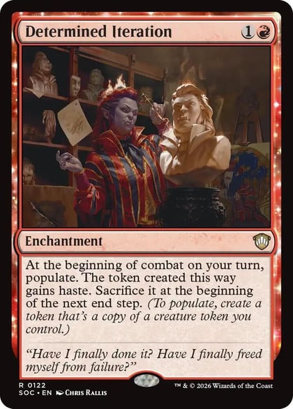 Determined Iteration, Commander: Secrets of Strixhaven 122