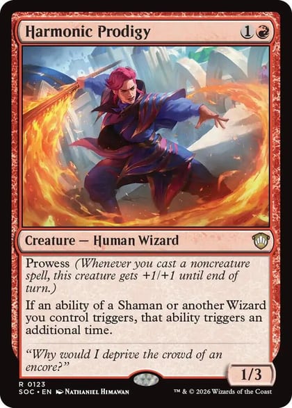 Harmonic Prodigy, Commander: Secrets of Strixhaven 123