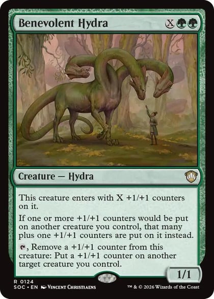Benevolent Hydra, Commander: Secrets of Strixhaven 124