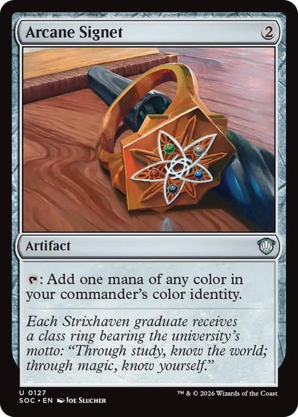 Arcane Signet, Commander: Secrets of Strixhaven 127