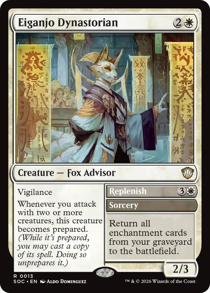 Eiganjo Dynastorian, Commander: Secrets of Strixhaven 13