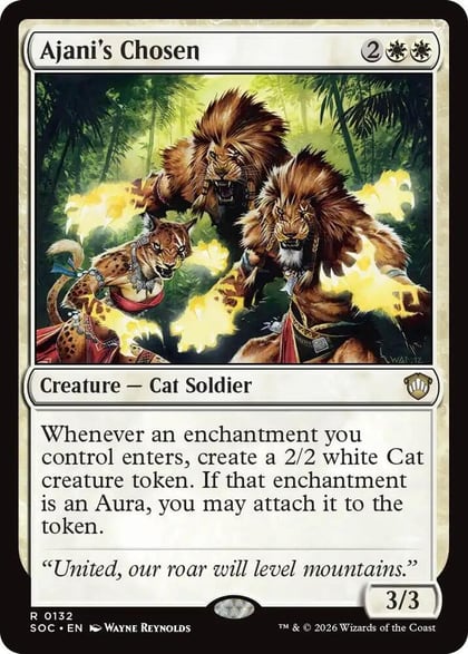Ajani's Chosen, Commander: Secrets of Strixhaven 132
